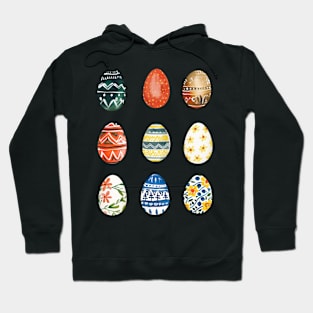 Colorful Easter Eggs Hoodie